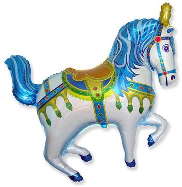 Balloon cirkuszi ló kék 99 cm