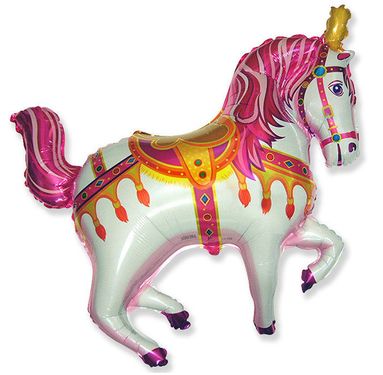 Balloon cirkuszi ló rózsaszín 99 cm