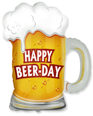 Léggömb Happy Beer-day 67,5 cm