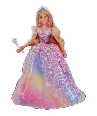 Léggömb Barbie hercegnő 80 cm