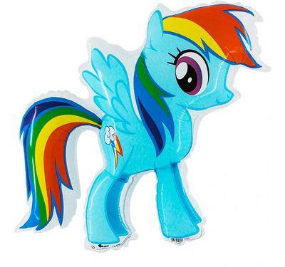 Léggömb My little Pony Rainbow Dash 82,5 cm