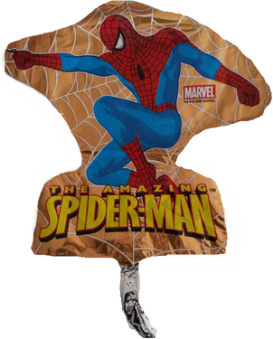Léggömb Spiderman Amazing arany 35 cm