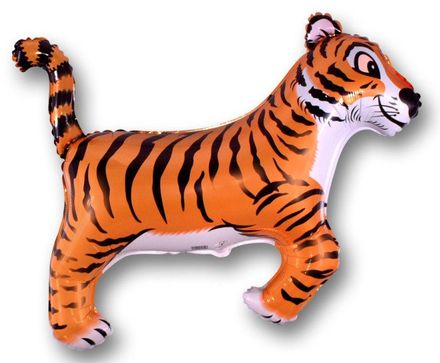 Léggömb tigris fekete 90 cm