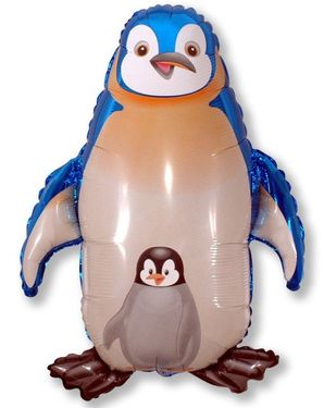 Balloon kék pingvin 100 cm