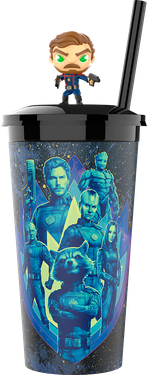 Pohár 500 ml Guardians of the Galaxy 3 játékal