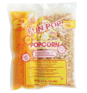 FunPop Popcorn 156 g kukorica zsír só