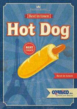 Poszter Hot Dog francia A2
