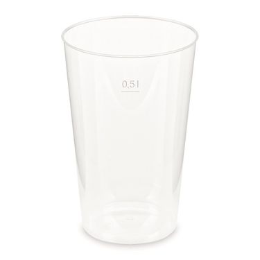 Visszaváltható pohár 0,5 L műanyag PP 30 db