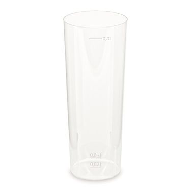 Visszaváltható pohár LONGDRINK 0,3 L / 2 cl műanyag PP 10 db