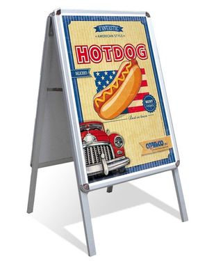 Poszterállvány A2 Hot Dog USA