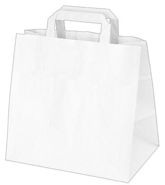 Papír táska fehér 32 × 21 × 33 cm 50 db