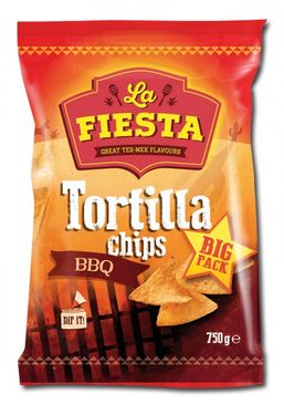 Tortilla chips La Fiesta BBQ 750 g