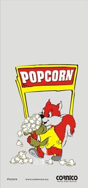 Zacskó 1,5 L Popcorn Mókus